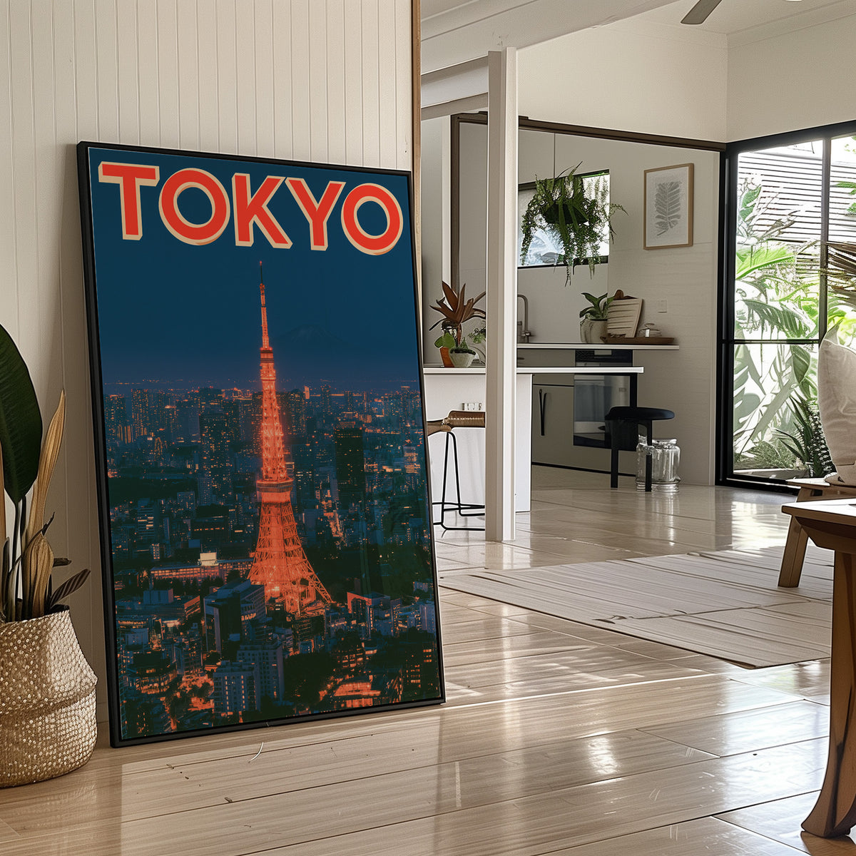 Tokyo Tower Twilight Skyline