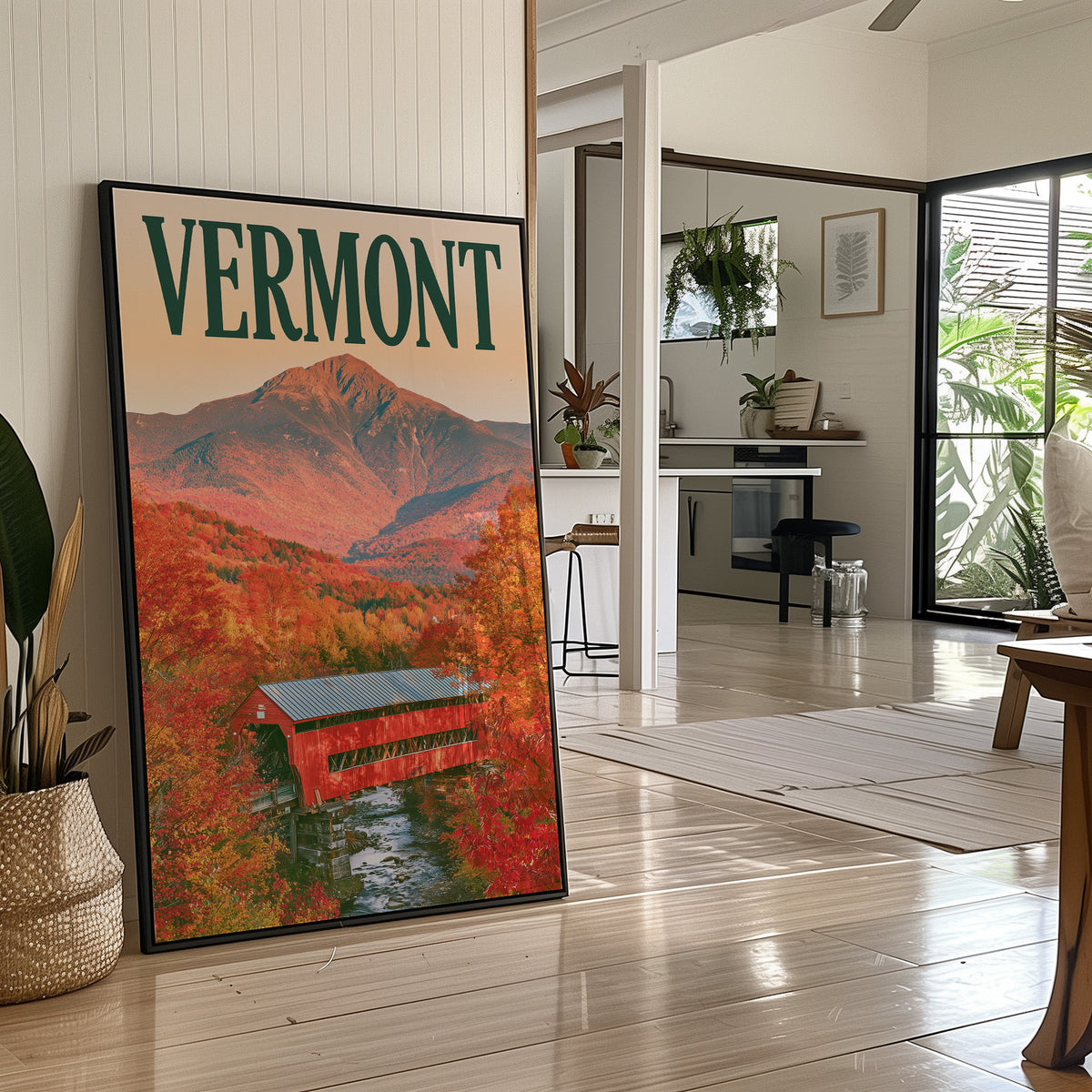 Vermont Covered Bridge Autumn