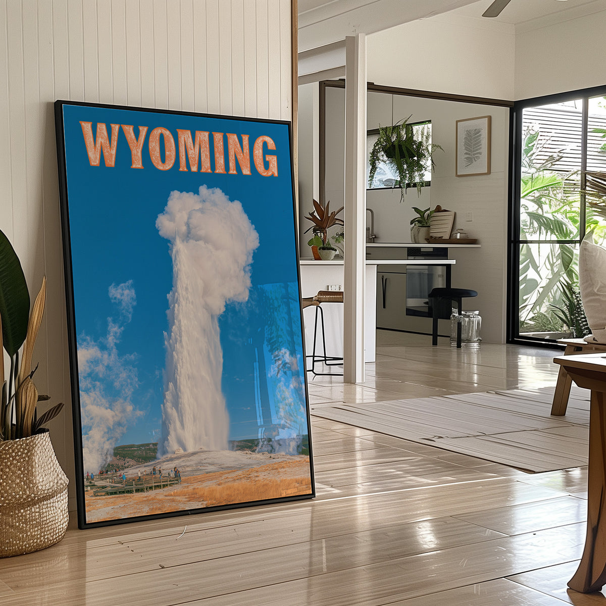 Old Faithful Eruption Wyoming
