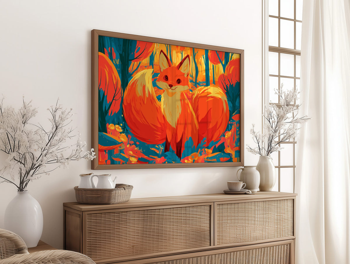 Nine-Tailed Forest Fox Glow