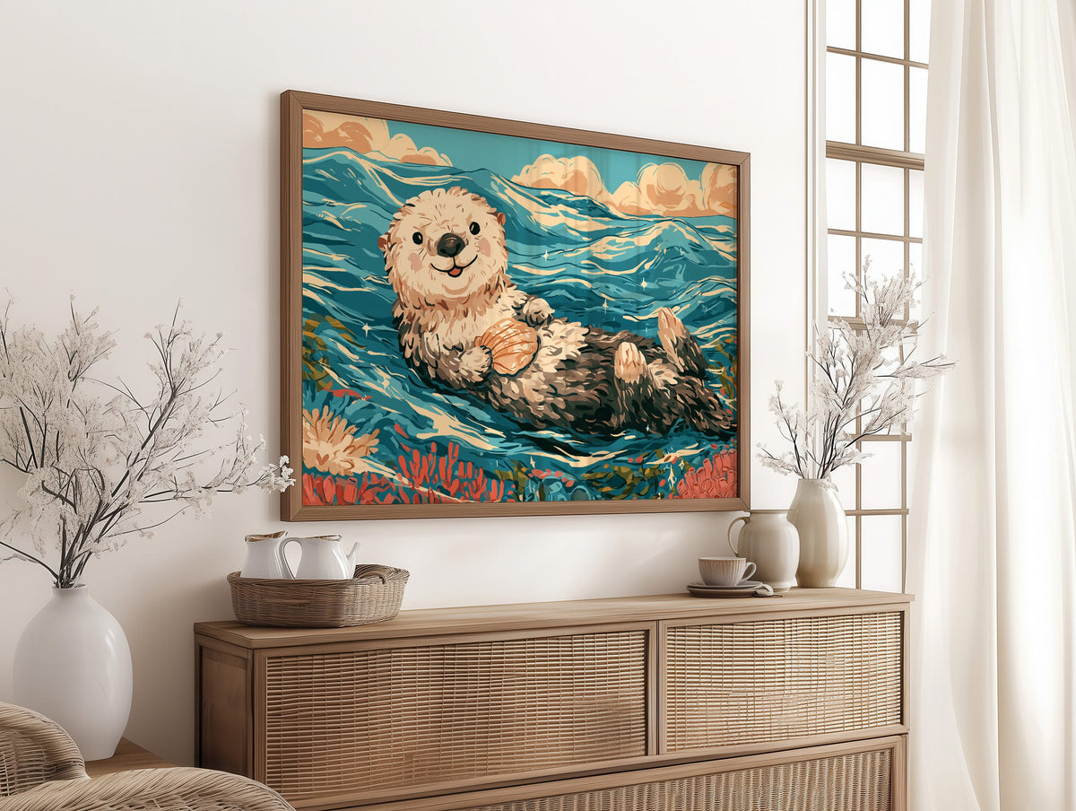 Floating Otter Shell Snack