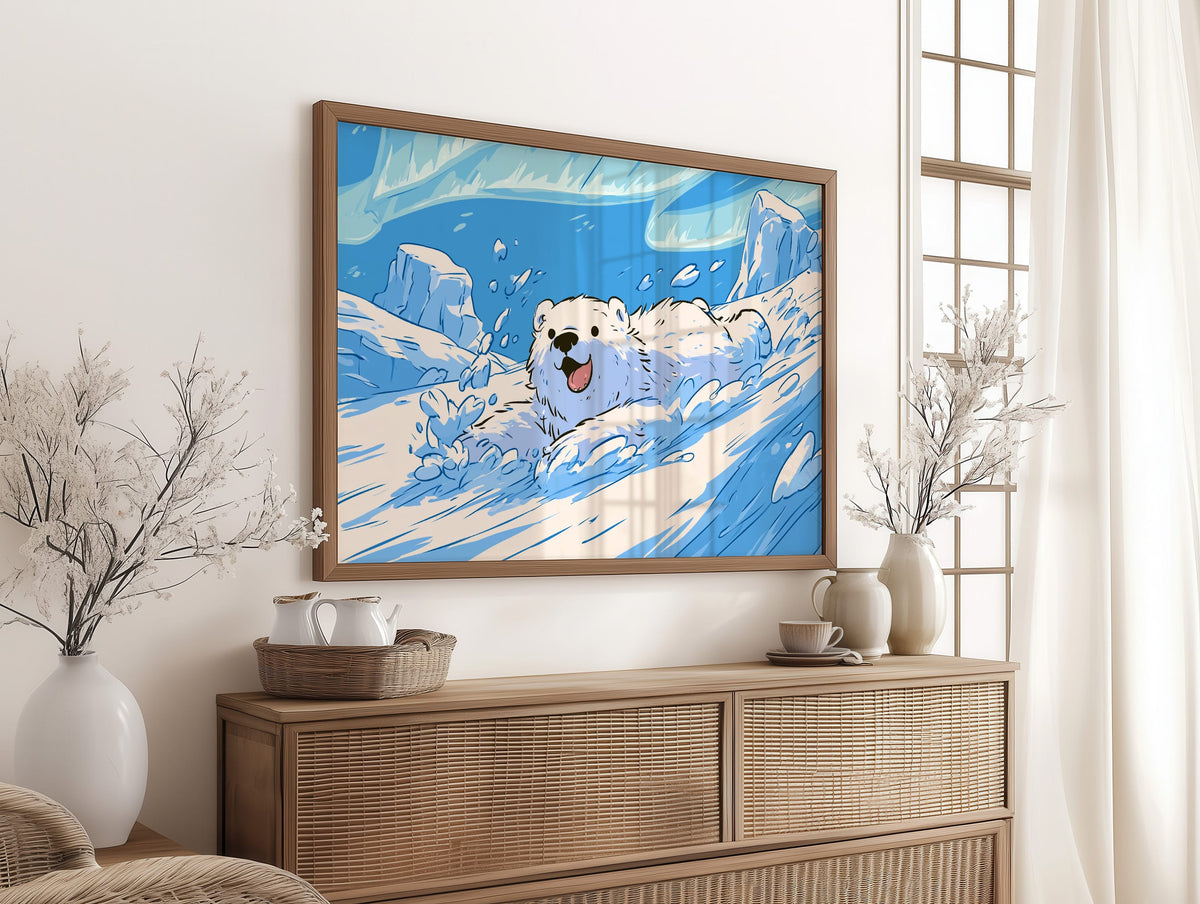 Polar Bear Underwater Grin