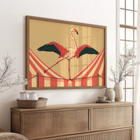 Flamingo Tightrope Circus Act