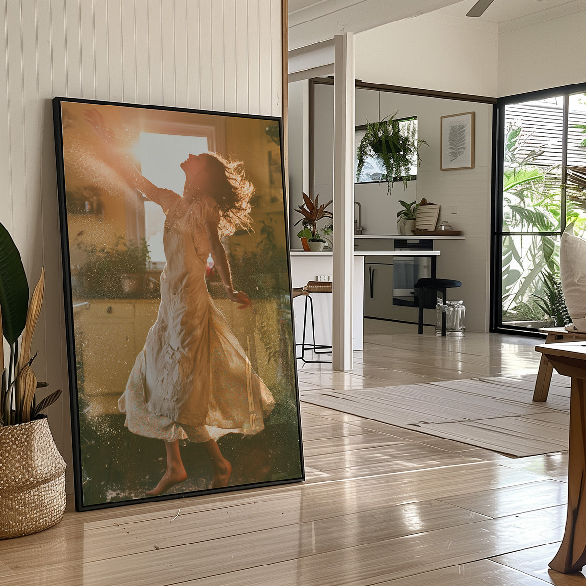 Sunlit Kitchen Twirl Joy