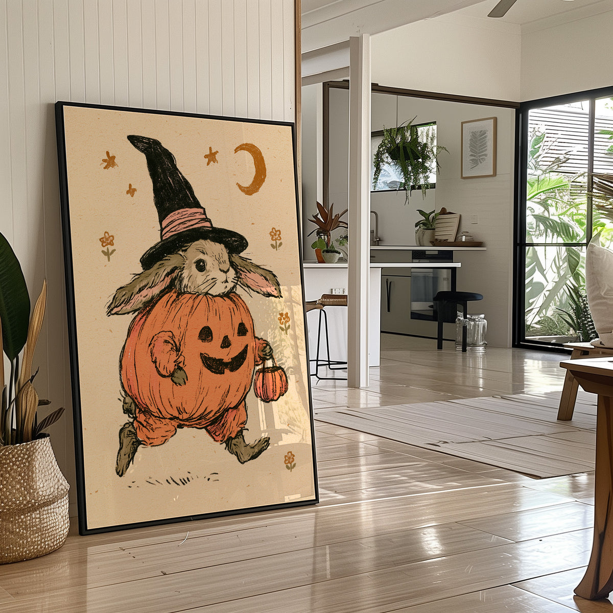 Bunny Pumpkin Costume Trick-or-Treat