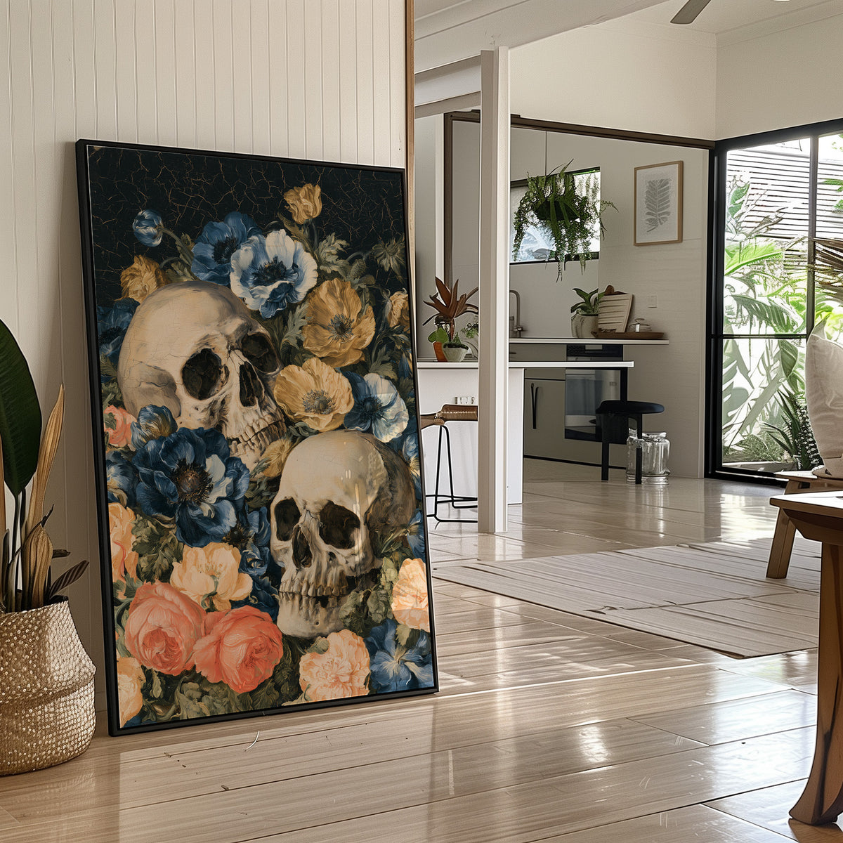 Skulls Among the Blooms