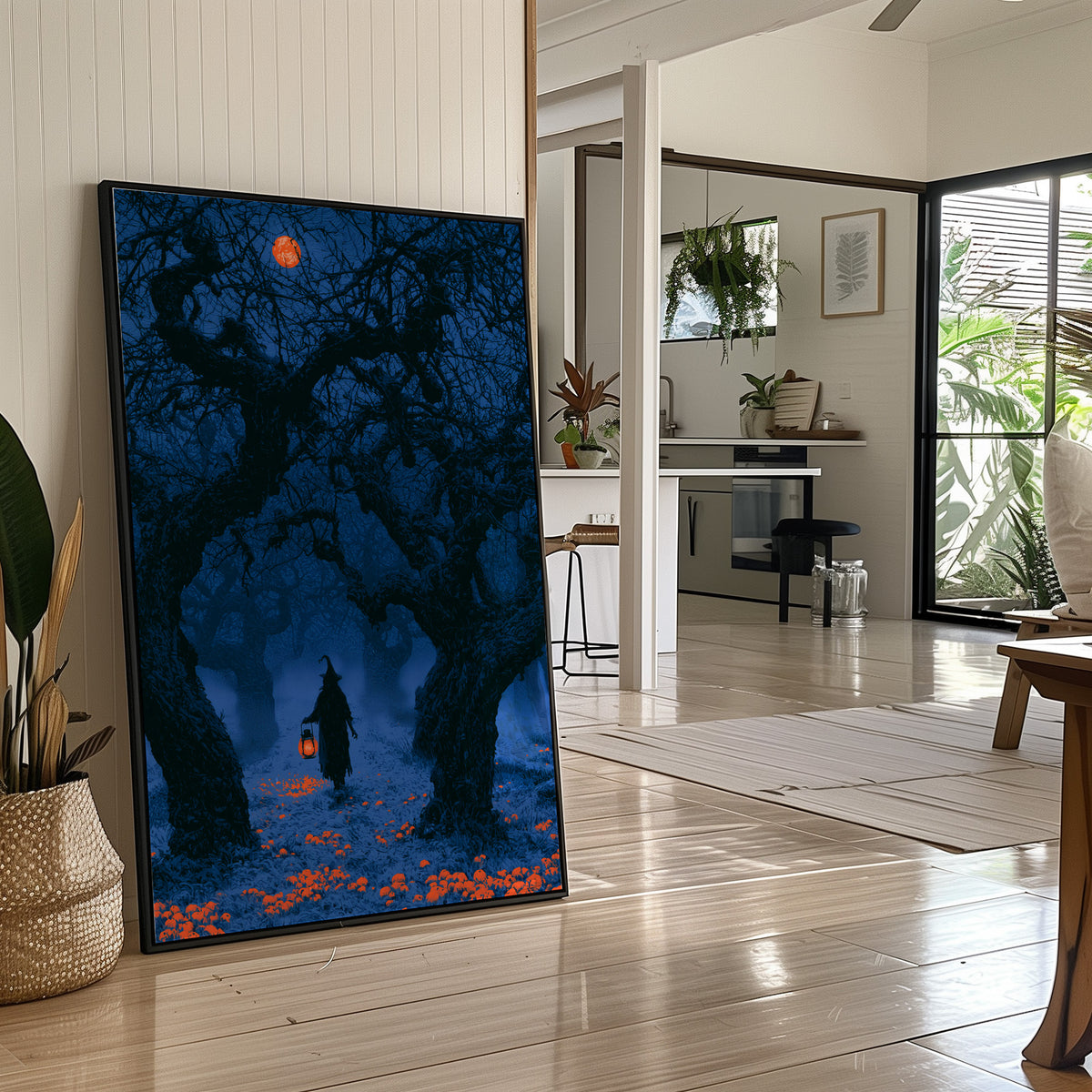 Witch's Walk Through Blue Woods