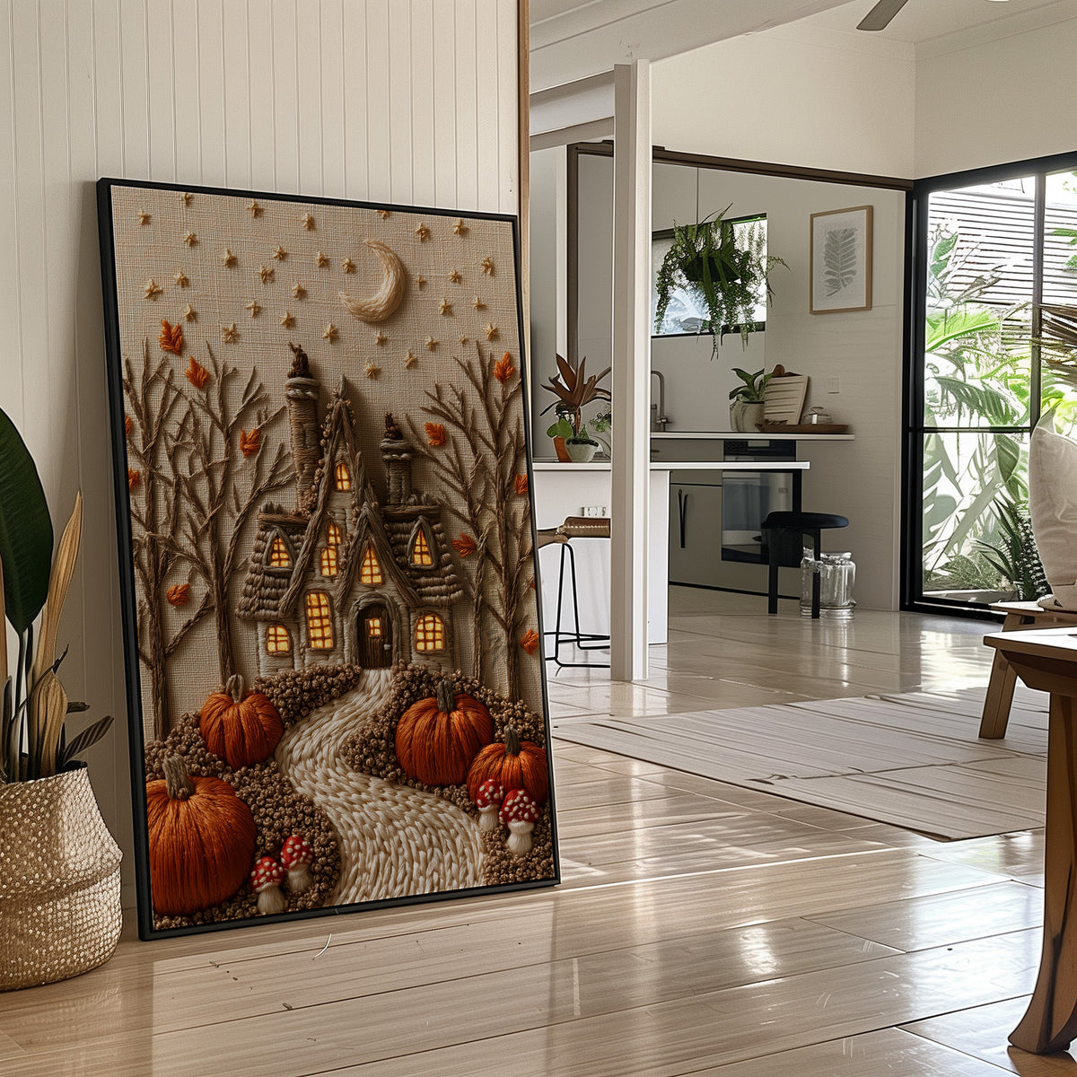 Stitched Cottage, Pumpkin Harvest