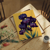 Dark Violet Against The Gold