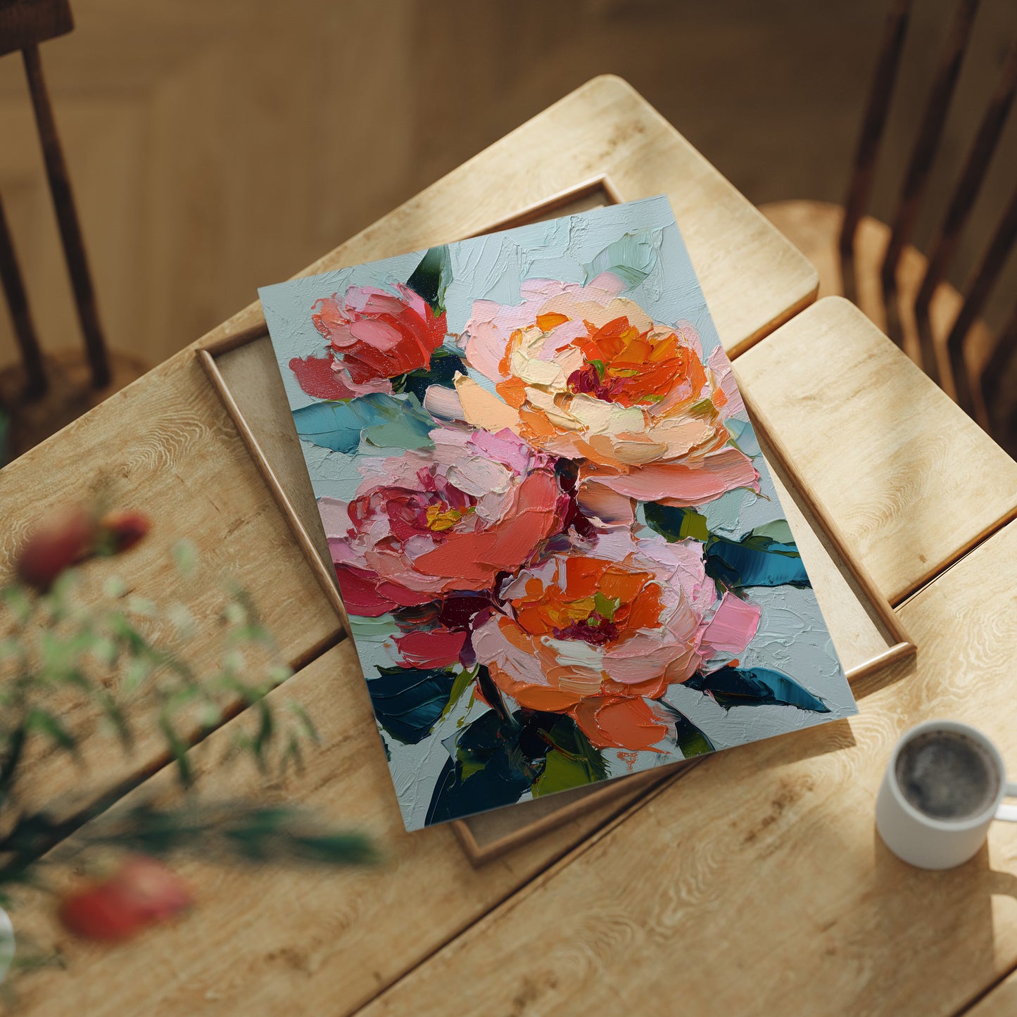 Four Peonies, No Apologies