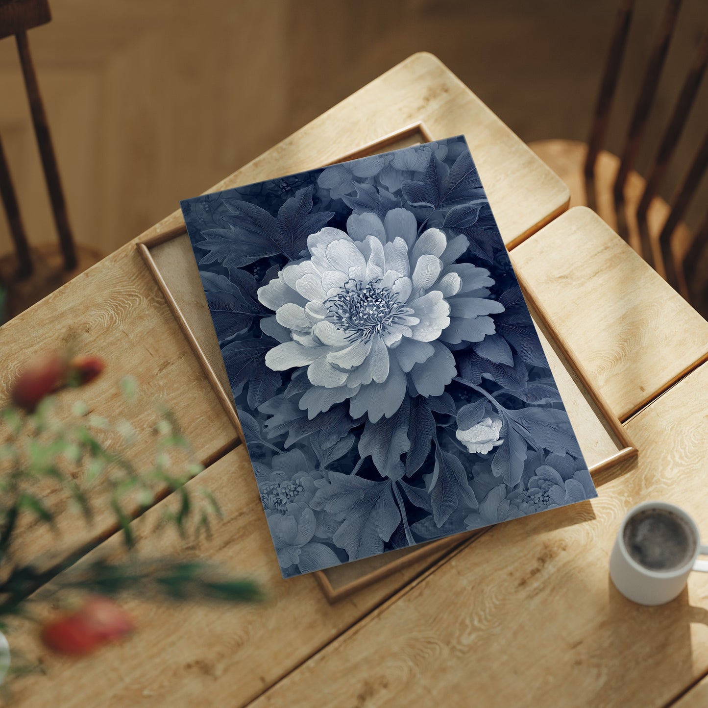 Every Petal In Blue Ink