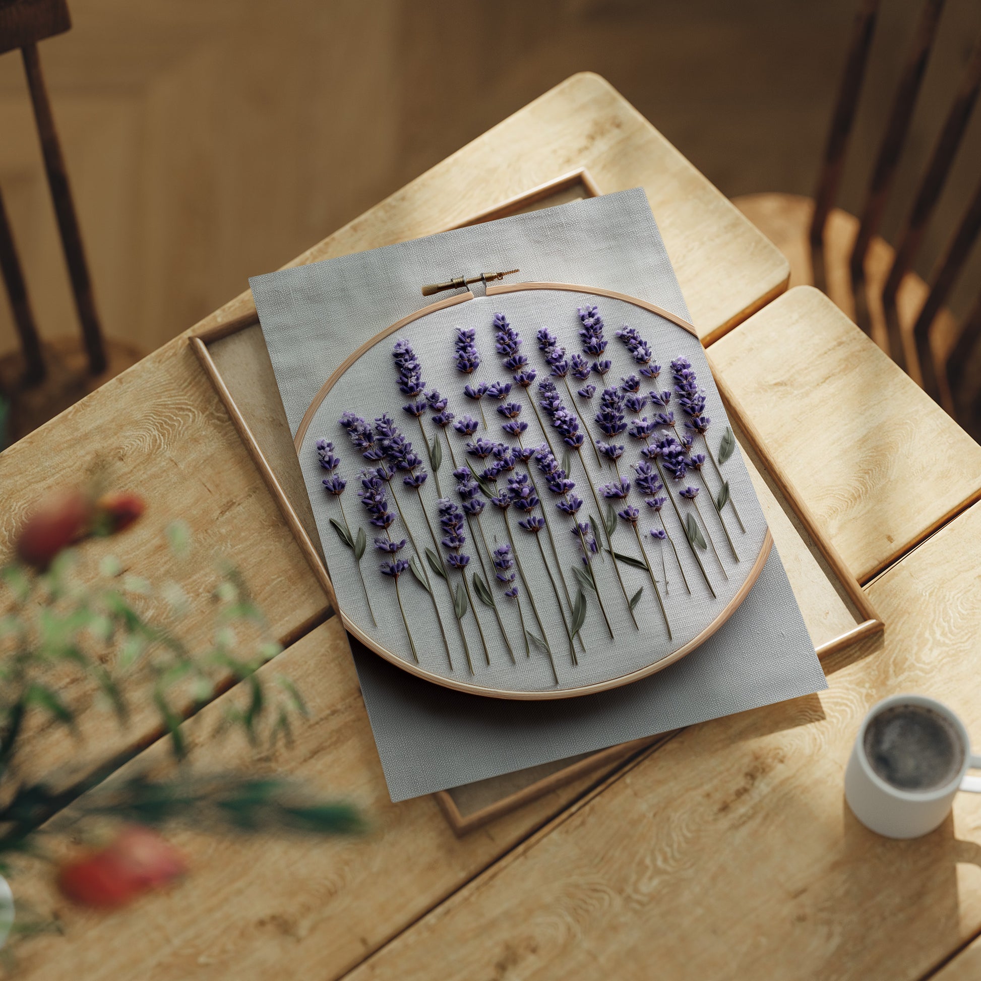 A Field Pressed into a Hoop