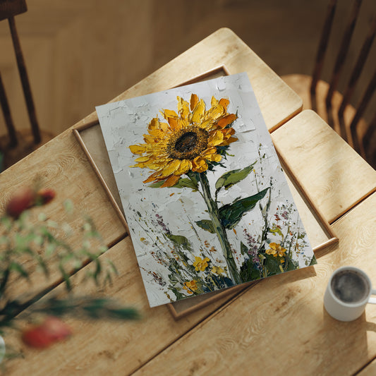 One Sunflower Stands the Tallest