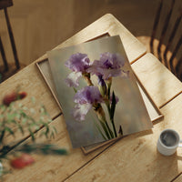 Three Irises in Morning Light