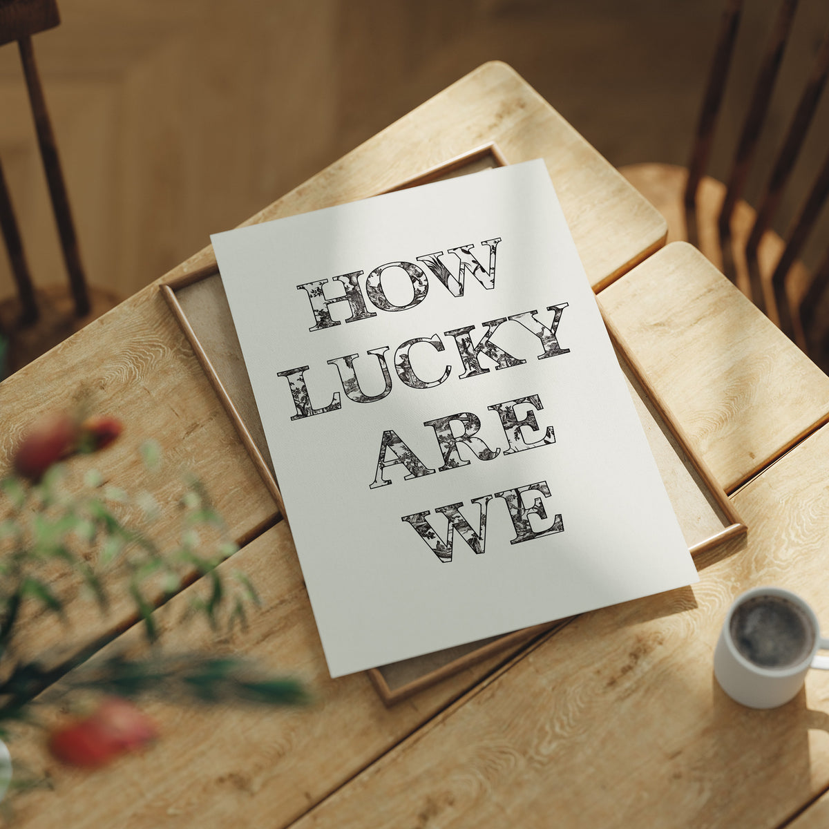 Toile Letters, Timeless Feeling