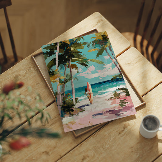 Through the Palms to the Break