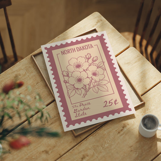 Postmarked from the Peace Garden State