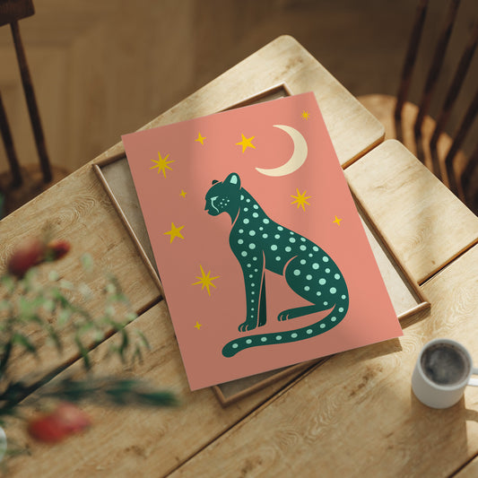 She Watches the Moon Do Its Thing