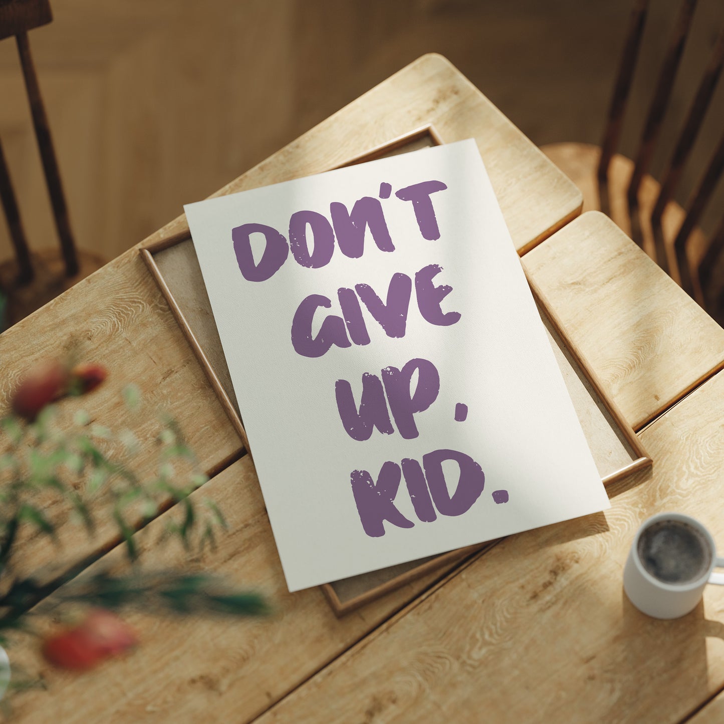 Don't Give Up, Kid