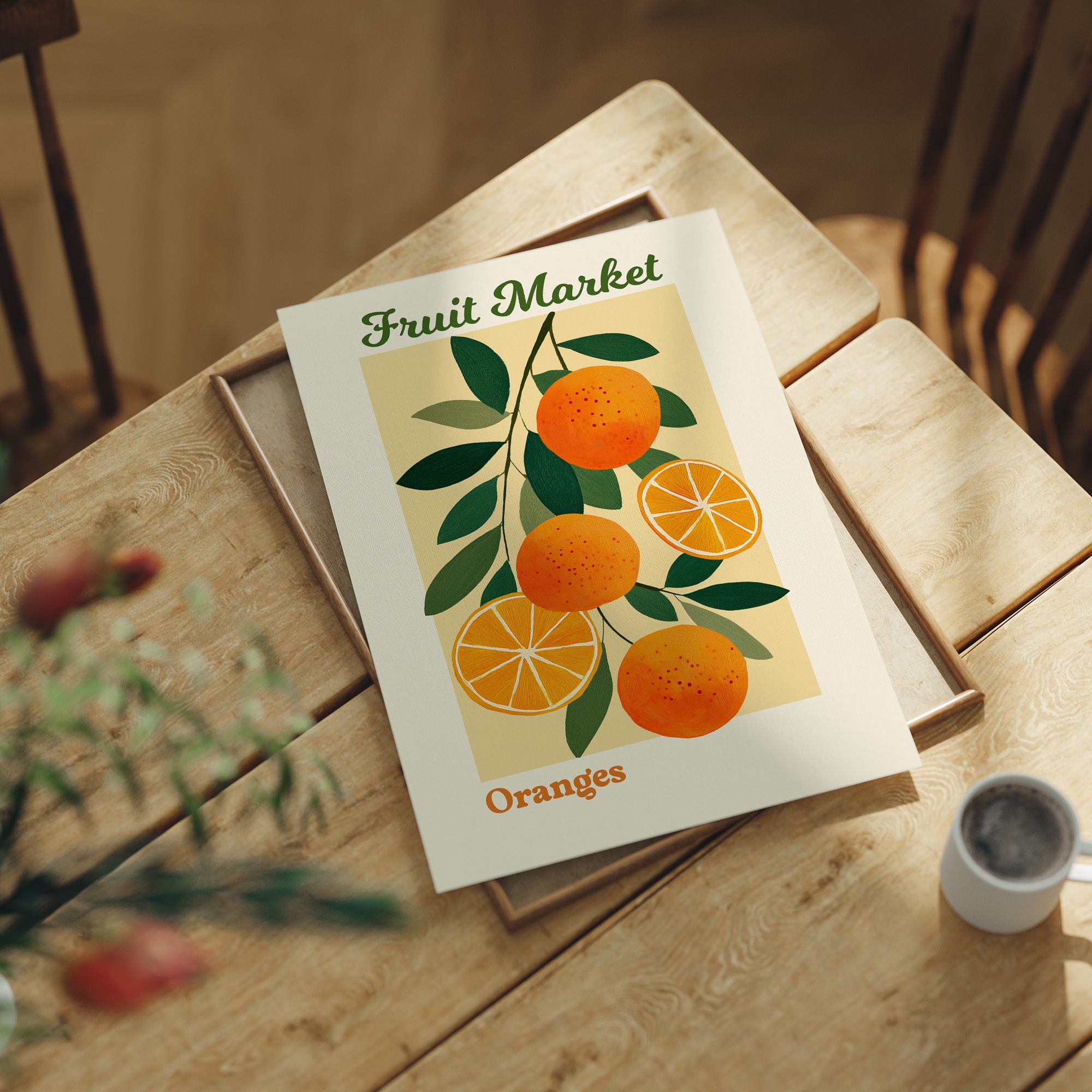 Fruit Market Oranges