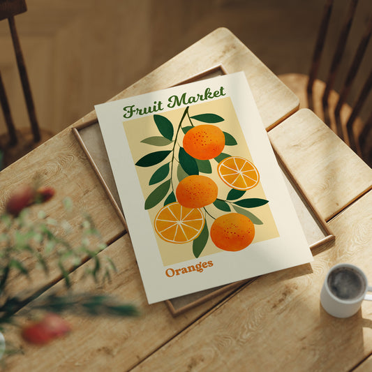 Fruit Market Oranges