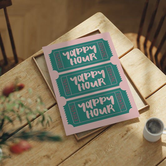 Yappy Hour, Teal Edition