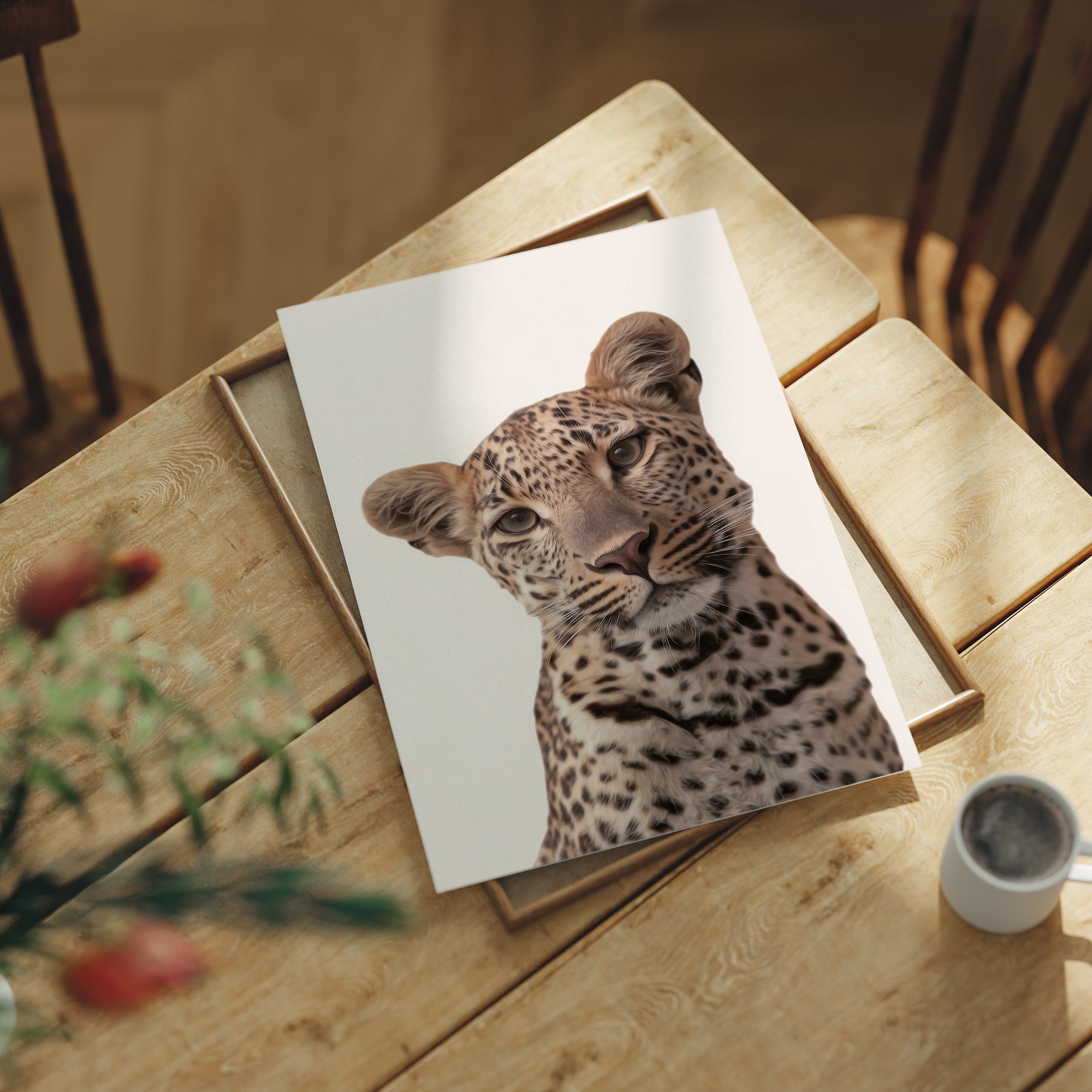 Leopard's Quiet Curiosity
