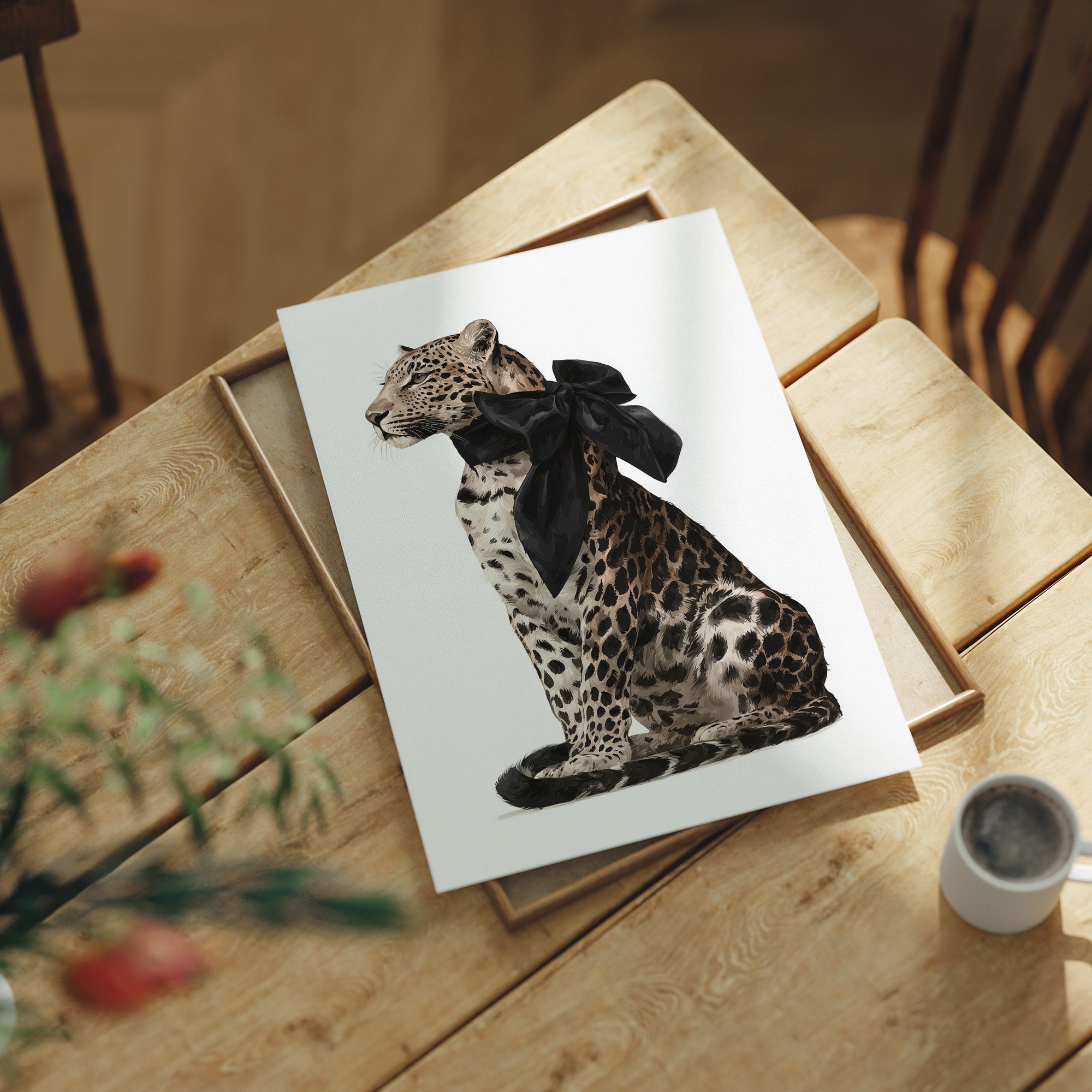 Leopard in Her Sunday Bow