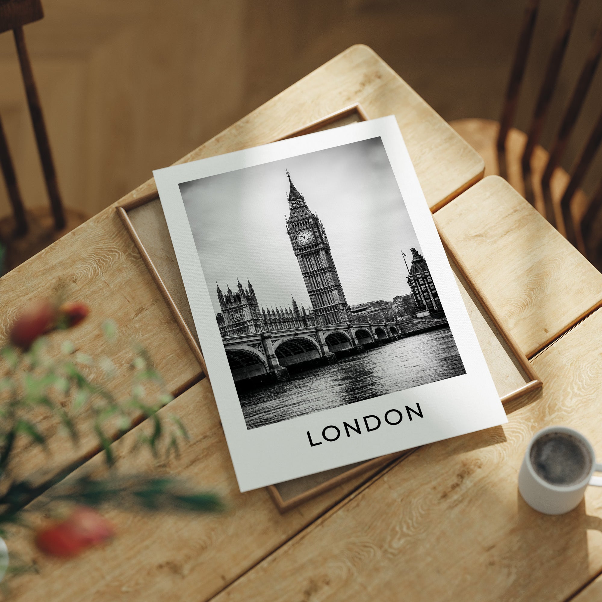 Big Ben Over The Thames