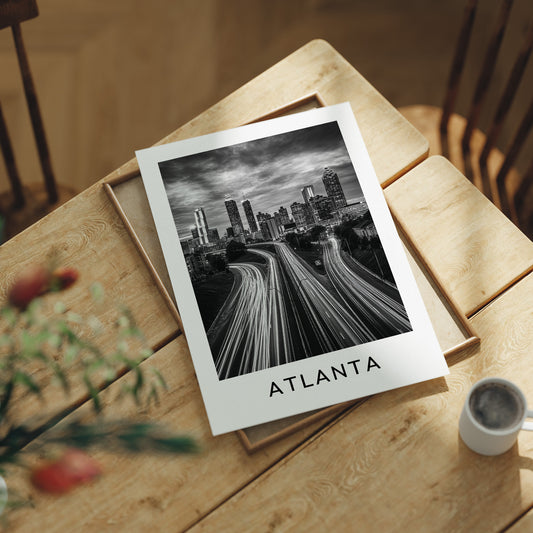 Light Trails Into Downtown