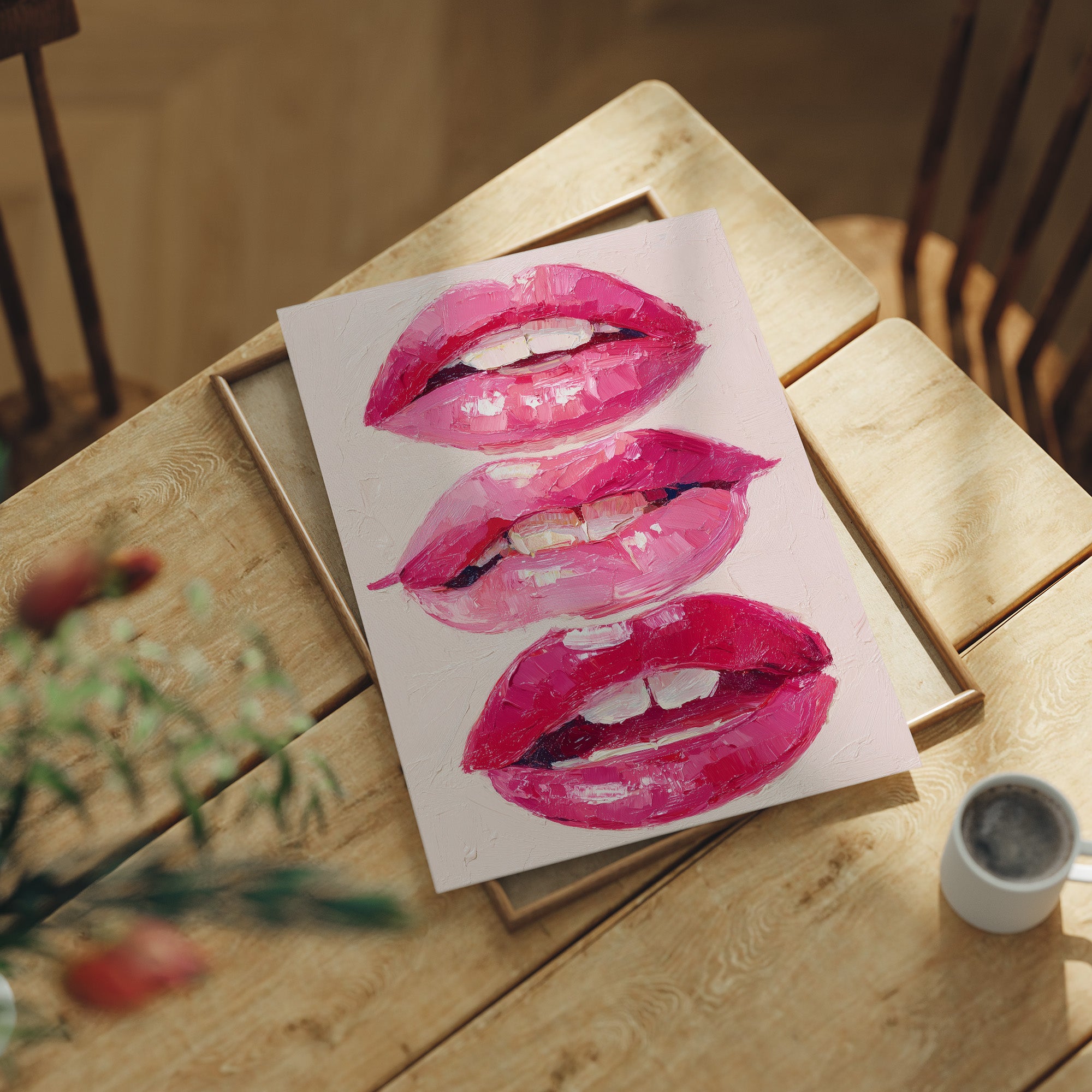 Painted Pout, Impasto Kiss