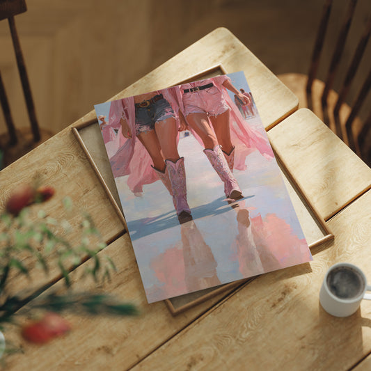 Pink Boots, Painted Horizon