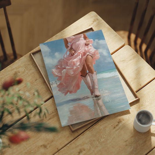 Splashing Through Pink Ruffles