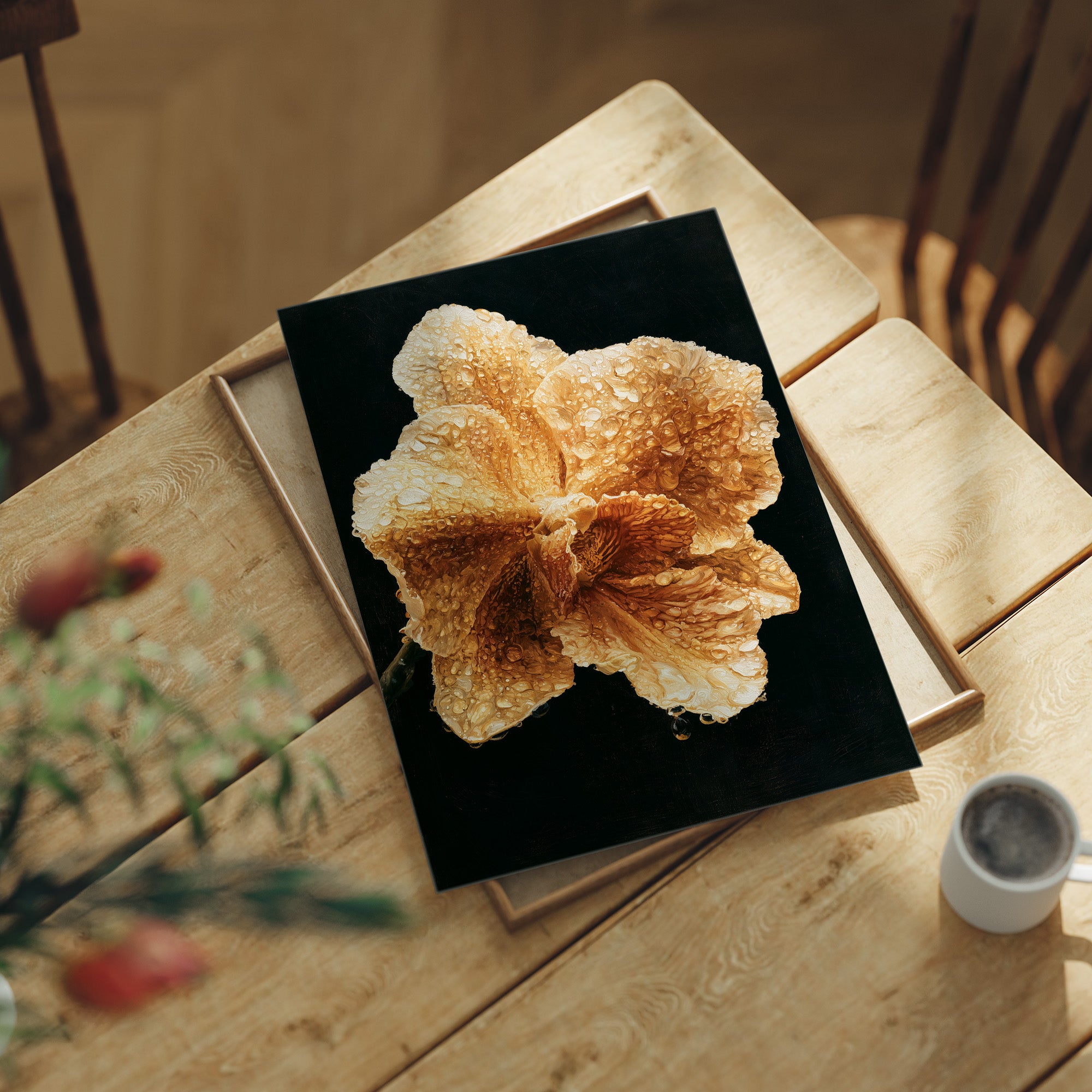 Petals Weeping Gold