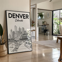 Denver, Union Station Line Art