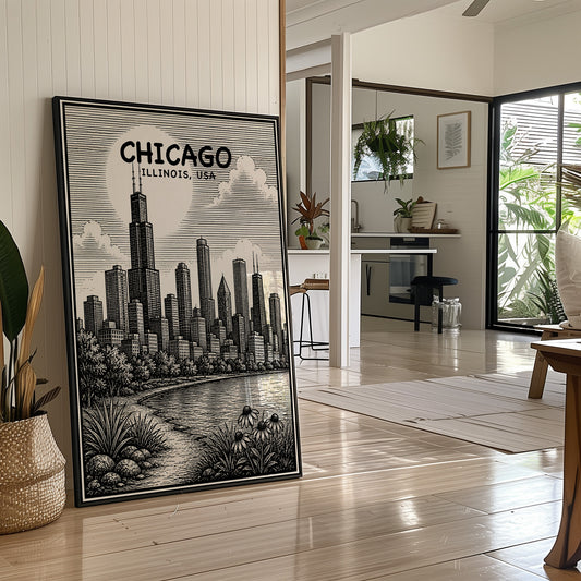 Chicago in Woodcut