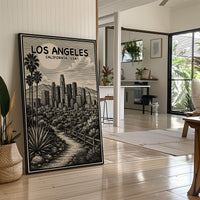 Los Angeles in Woodcut