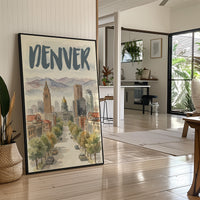 Denver in Watercolor