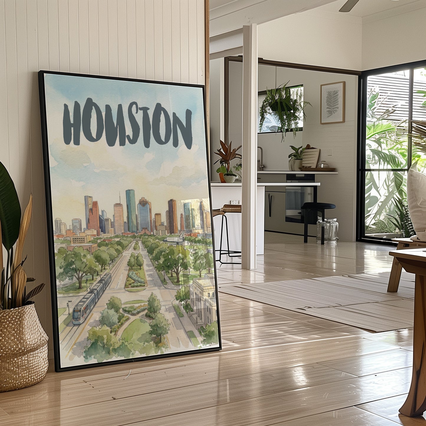 Houston in Watercolor