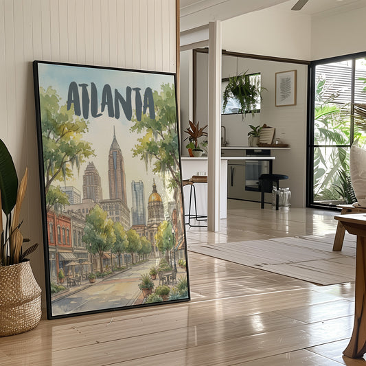 Atlanta in Watercolor