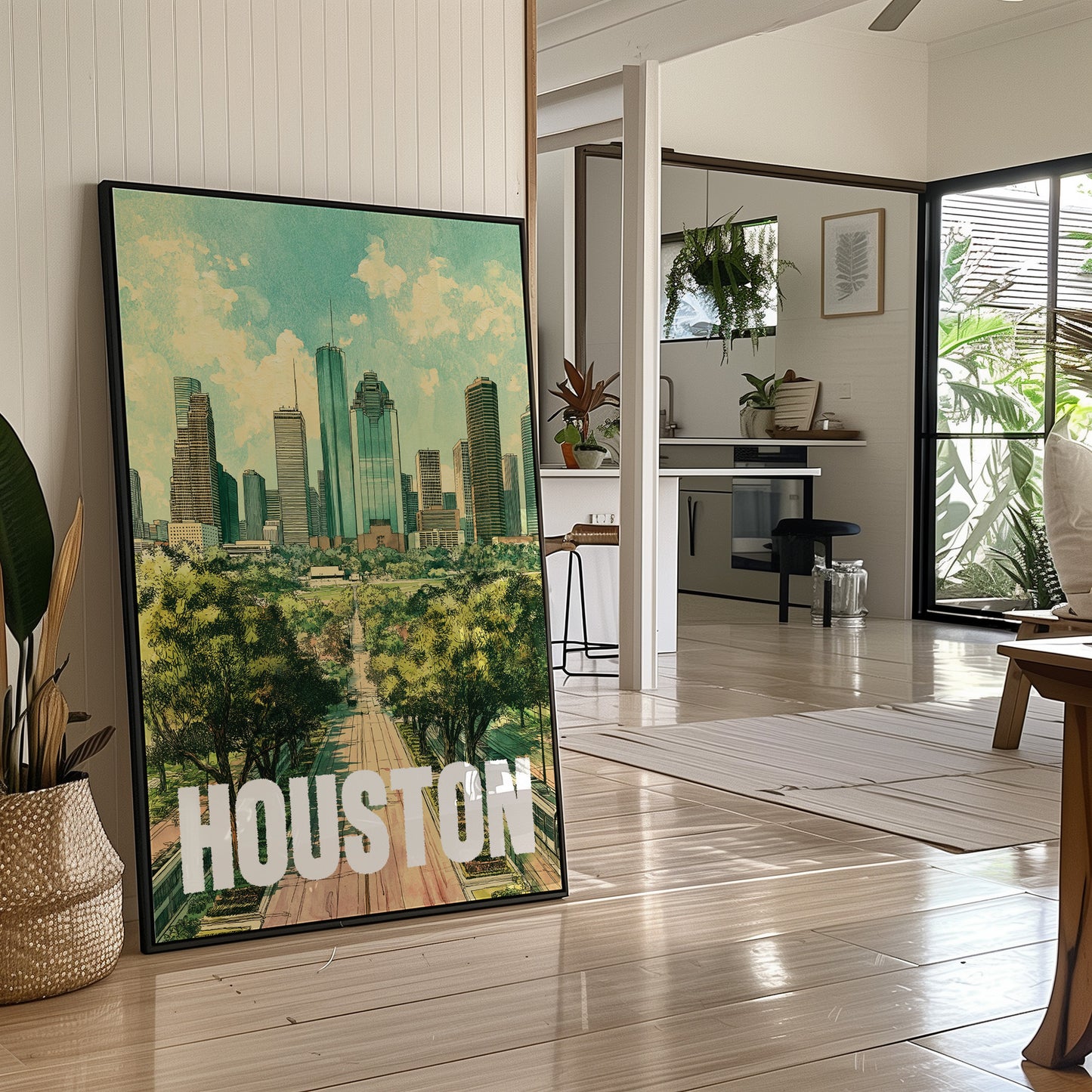 Houston, Riso Print