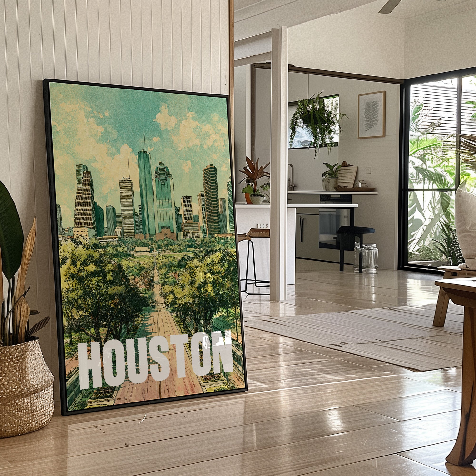 Houston, Riso Print