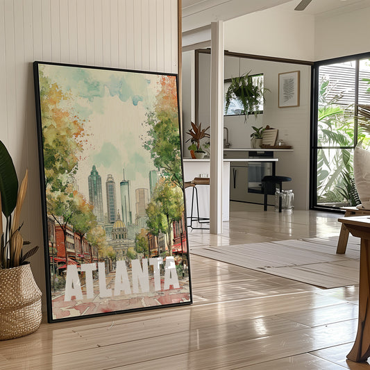 Atlanta, Riso Print