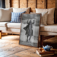 Masked Outlaw at a Full Gallop