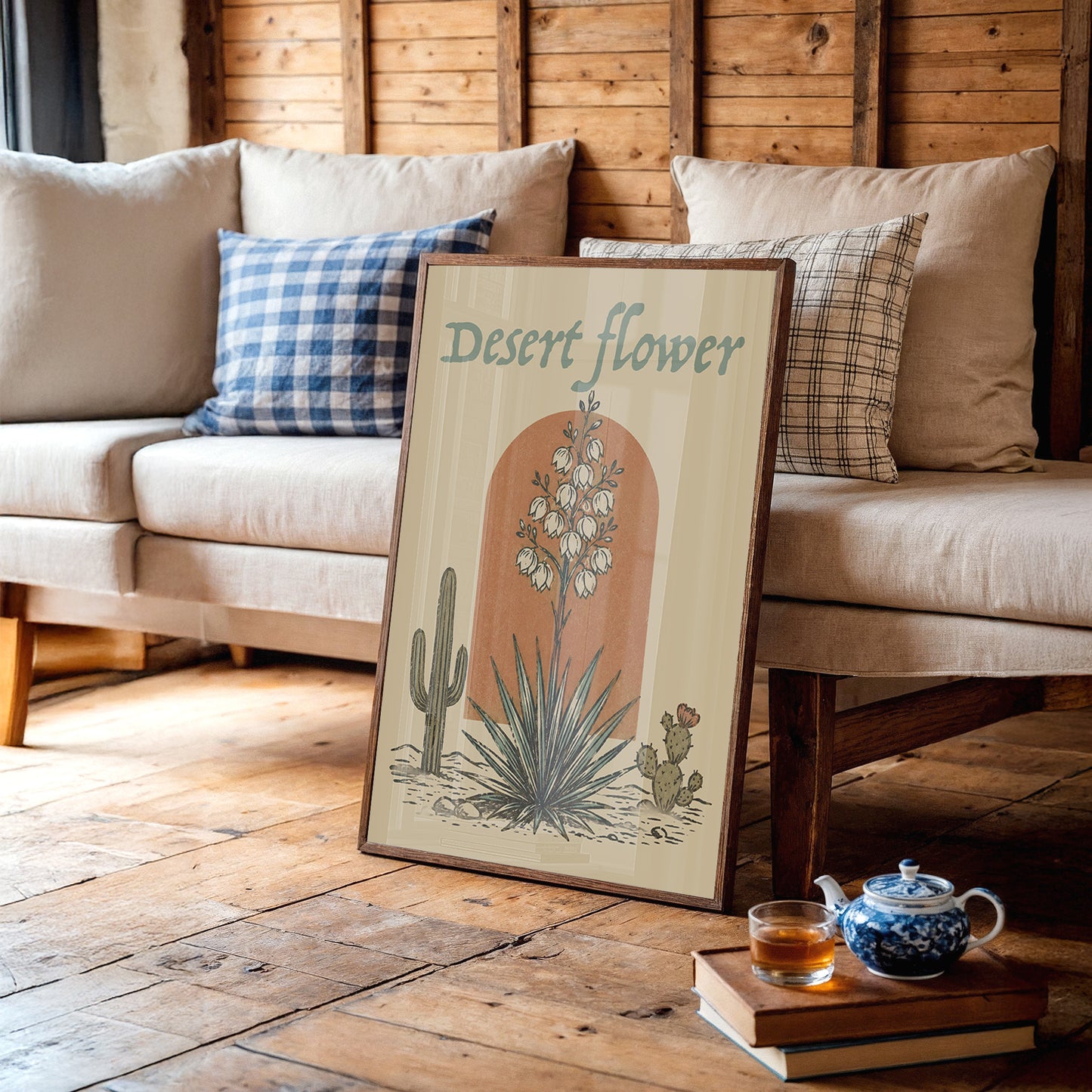 Desert Flower — Arched Yucca Botanical Print