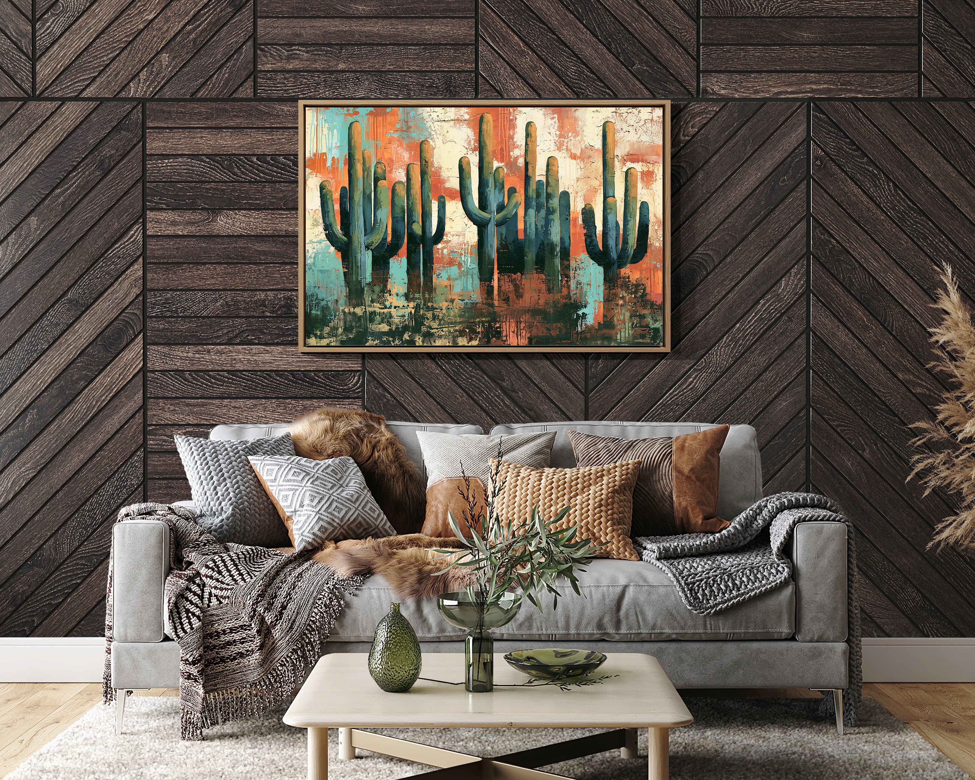 Saguaros At High Noon