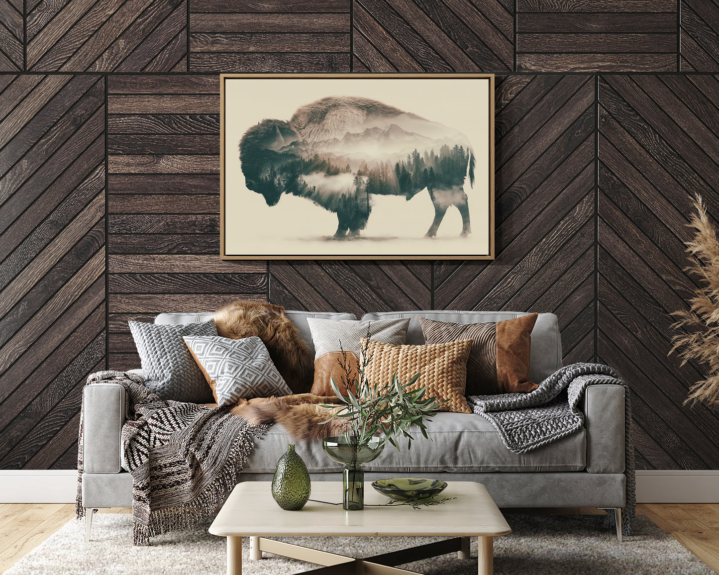 Bison Holds a Forest