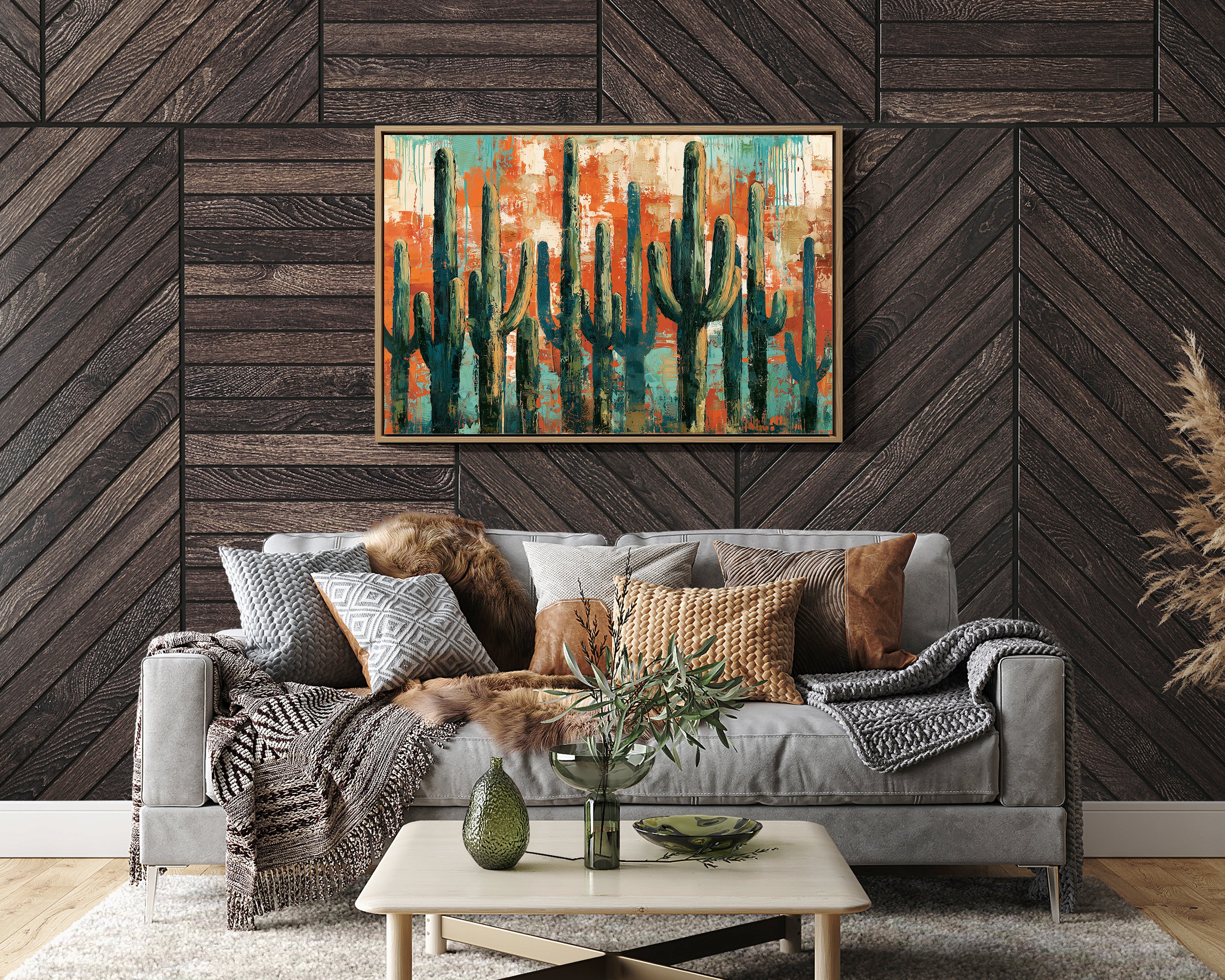 Saguaro Grove Abstraction