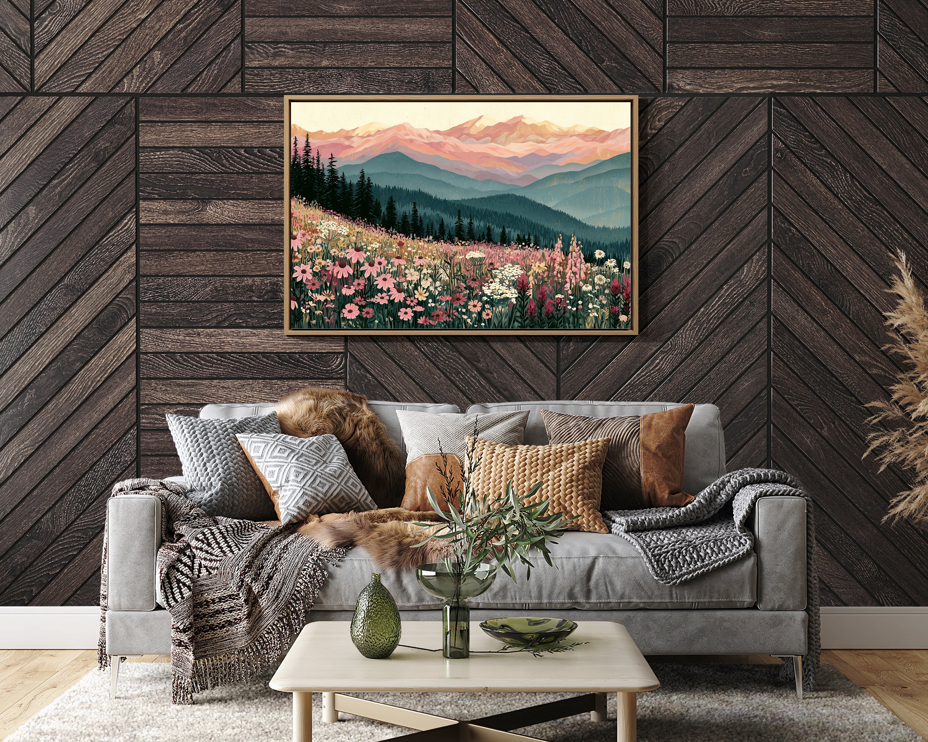 Coneflower Meadow Sunset