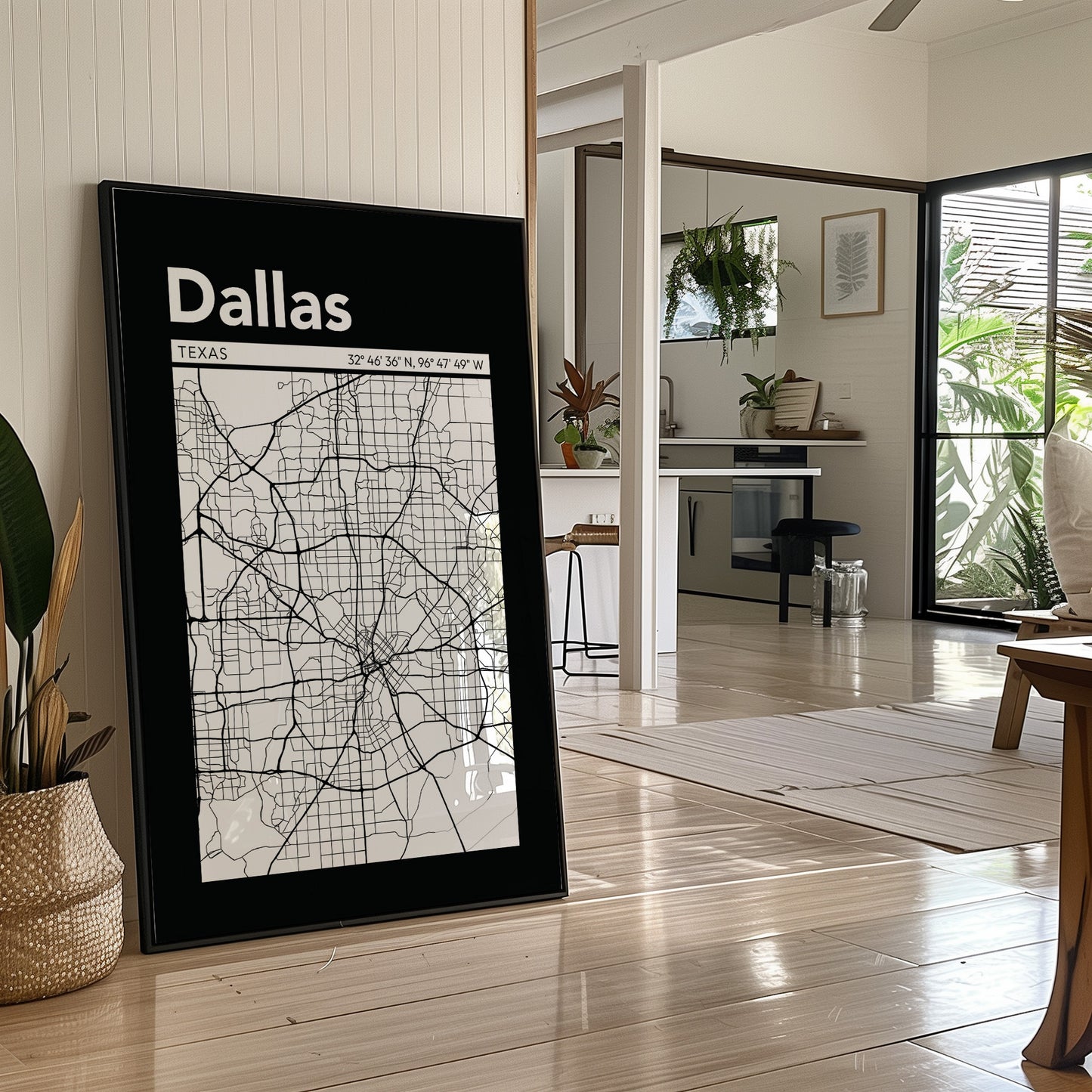 Dallas, Mapped in Black